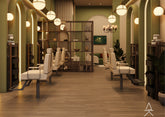 Full-Service Spa Interior Design – Hair, Massage, and Nail Lounge by Haus Living