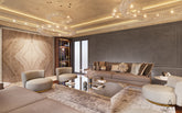 Refined Luxury Living Room | Elegant Interior Design by HAUS Living