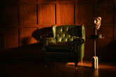 THE CIGAR LOUNGE CHAIR — Hand-Finished Leather. Timeless. Uncompromising