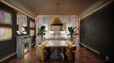 Editorial Dining Room Design | Parisian Maximalist Interior by HAUS Living
