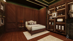 Moody Masculine Lounge Design | Private Club Interiors by HAUS Living