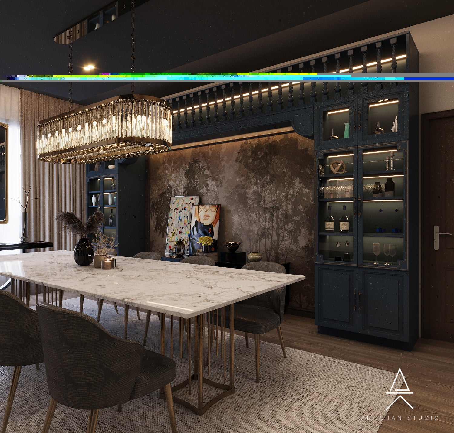 Discover this warm modern living room by HAUS Living