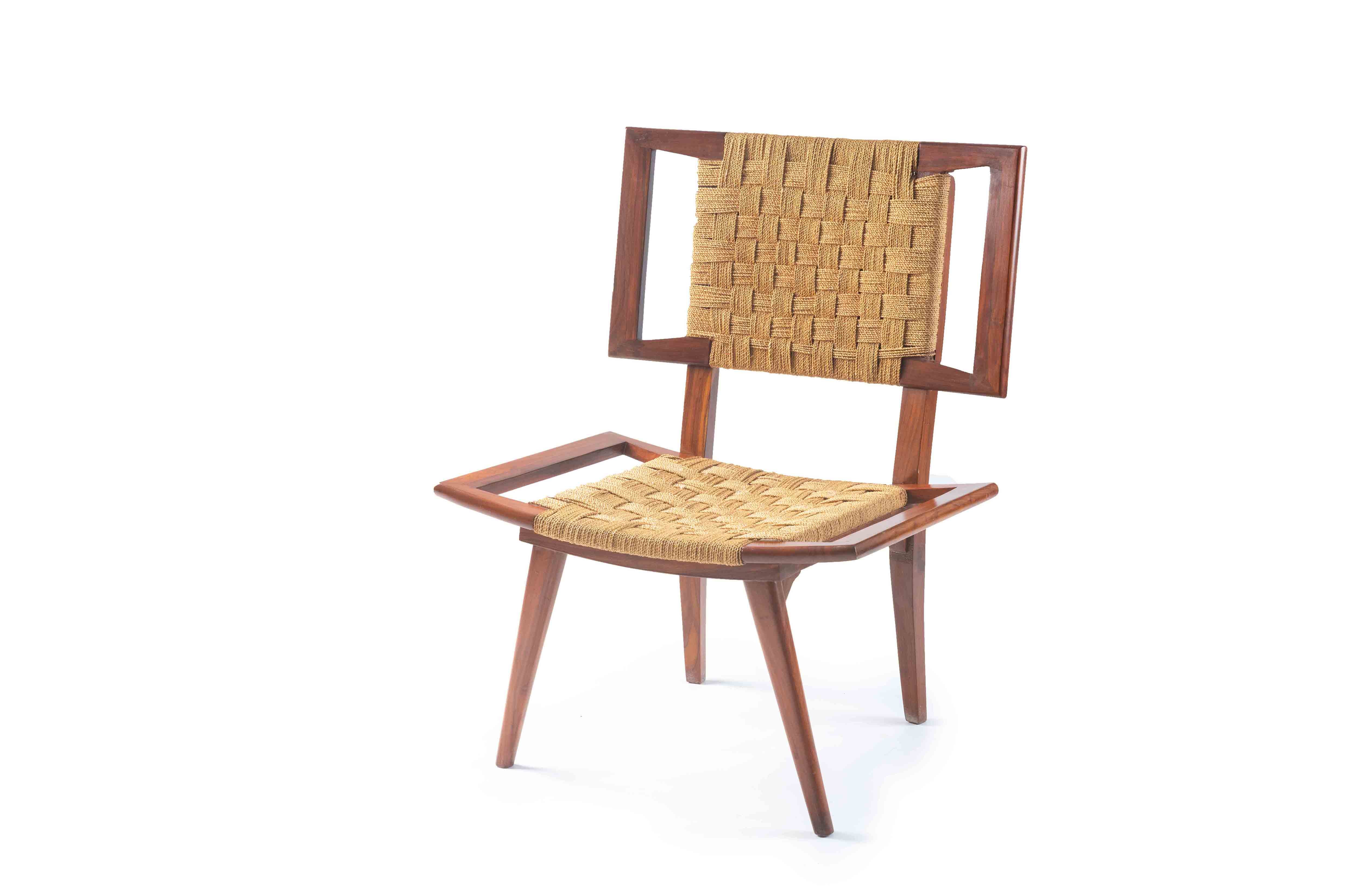 JUTE X WOOD CHAIR