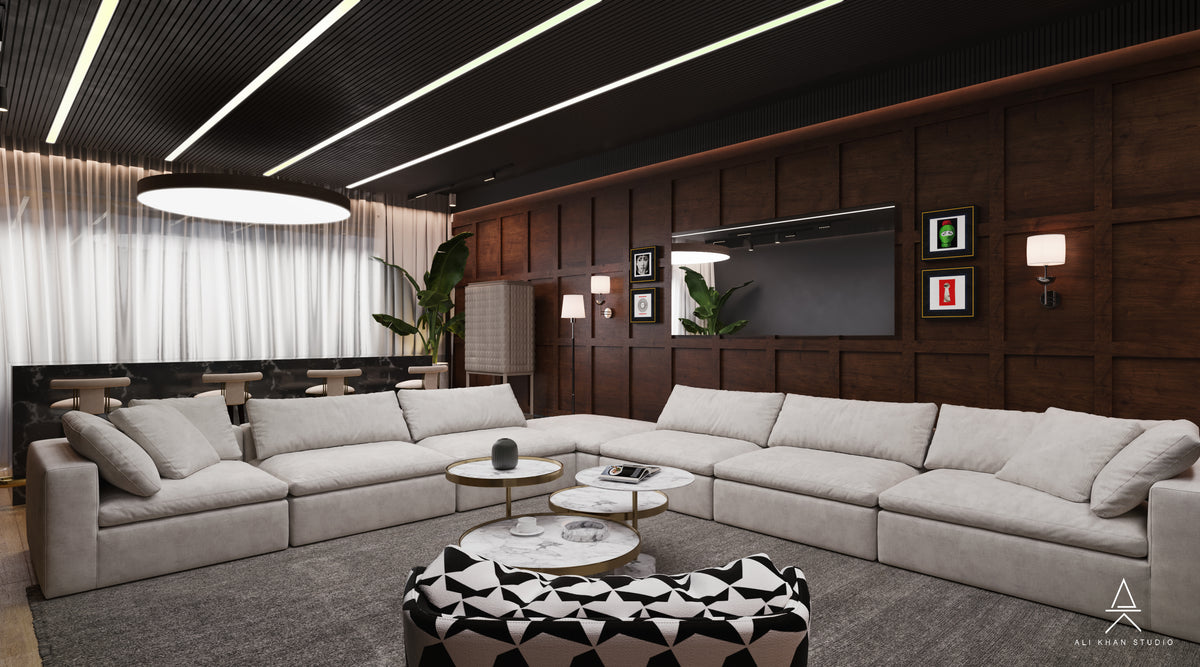 Luxury Home Cinema Interior | Custom Lounge Design by HAUS Living