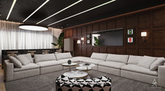 Luxury Home Cinema Interior | Custom Lounge Design by HAUS Living
