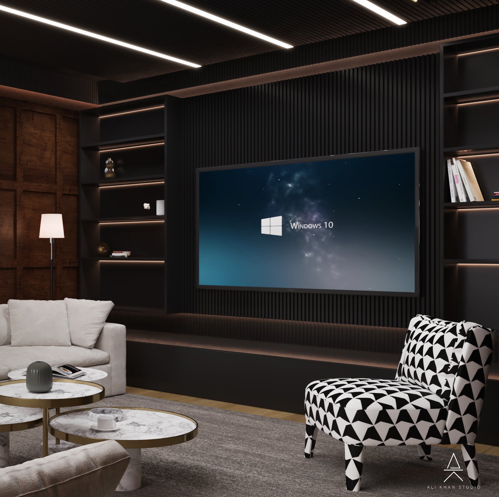 Luxury Home Cinema Interior | Custom Lounge Design by HAUS Living