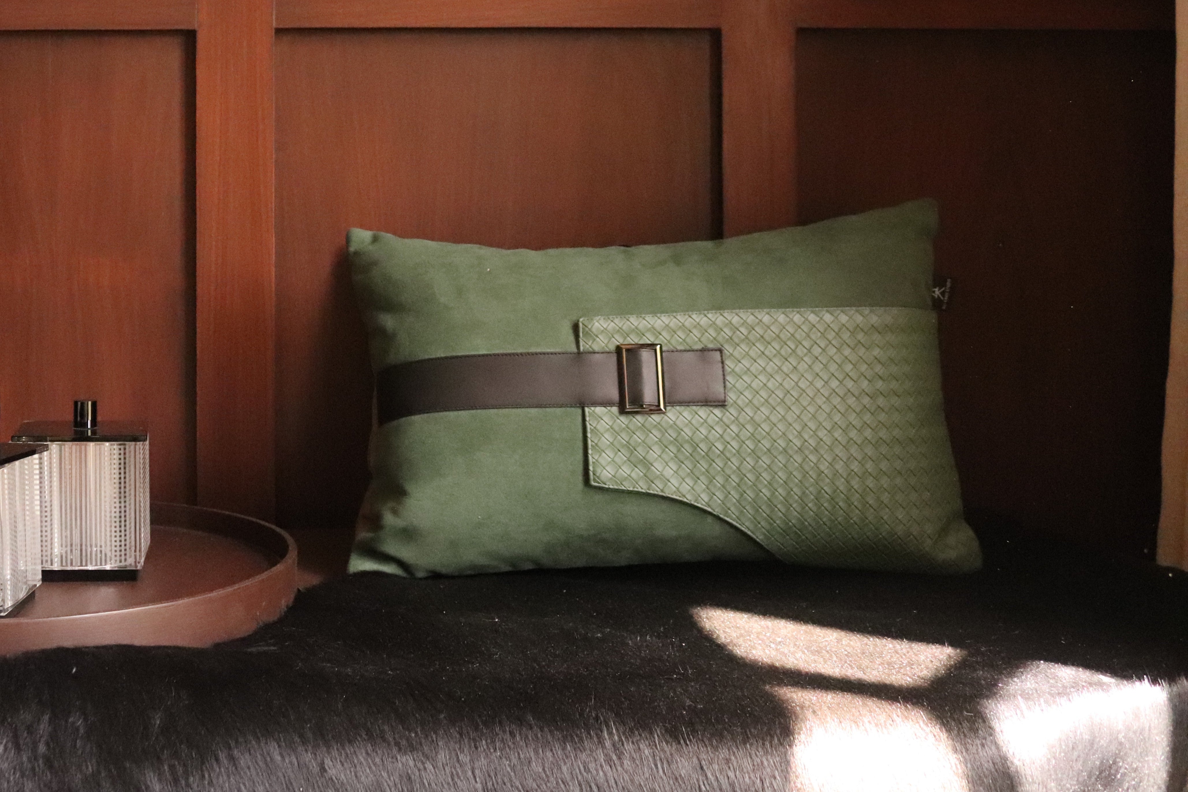 Primary Image: HAUS Cushion 008 - Textured Designer Throw Pillow by Ali Khan Studio