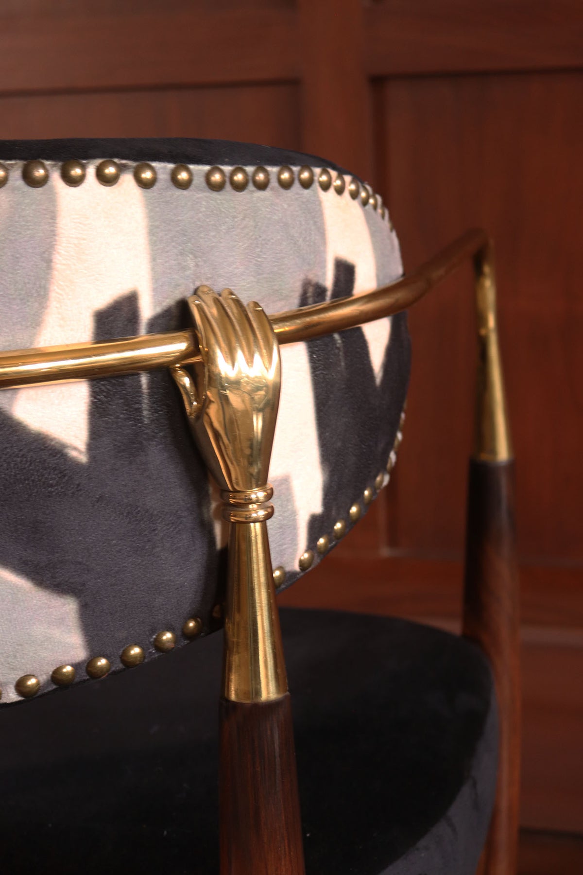 Palm Dining Chair - Organic Curved Backrest Seating by Ali Khan Studio Karachi Pakistan