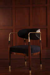 Palm Dining Chair - Organic Curved Backrest Seating by Ali Khan Studio Karachi