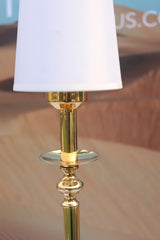 LINEA Lamp - 36-inch Minimalist Brass Pipe Lighting by Ali Khan Studio Karachi Pakistan