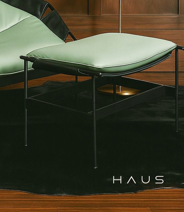 Sawaa Chair and Ottoman - Low Profile Designer Accent Chair by Ali Khan Studio Karachi Pakistan