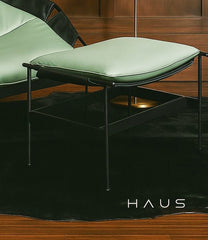 Sawaa Chair and Ottoman - Low Profile Designer Accent Chair by Ali Khan Studio Karachi Pakistan