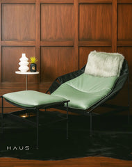 Sawaa Chair and Ottoman - Low Profile Designer Accent Chair by Ali Khan Studio Karachi Pakistan