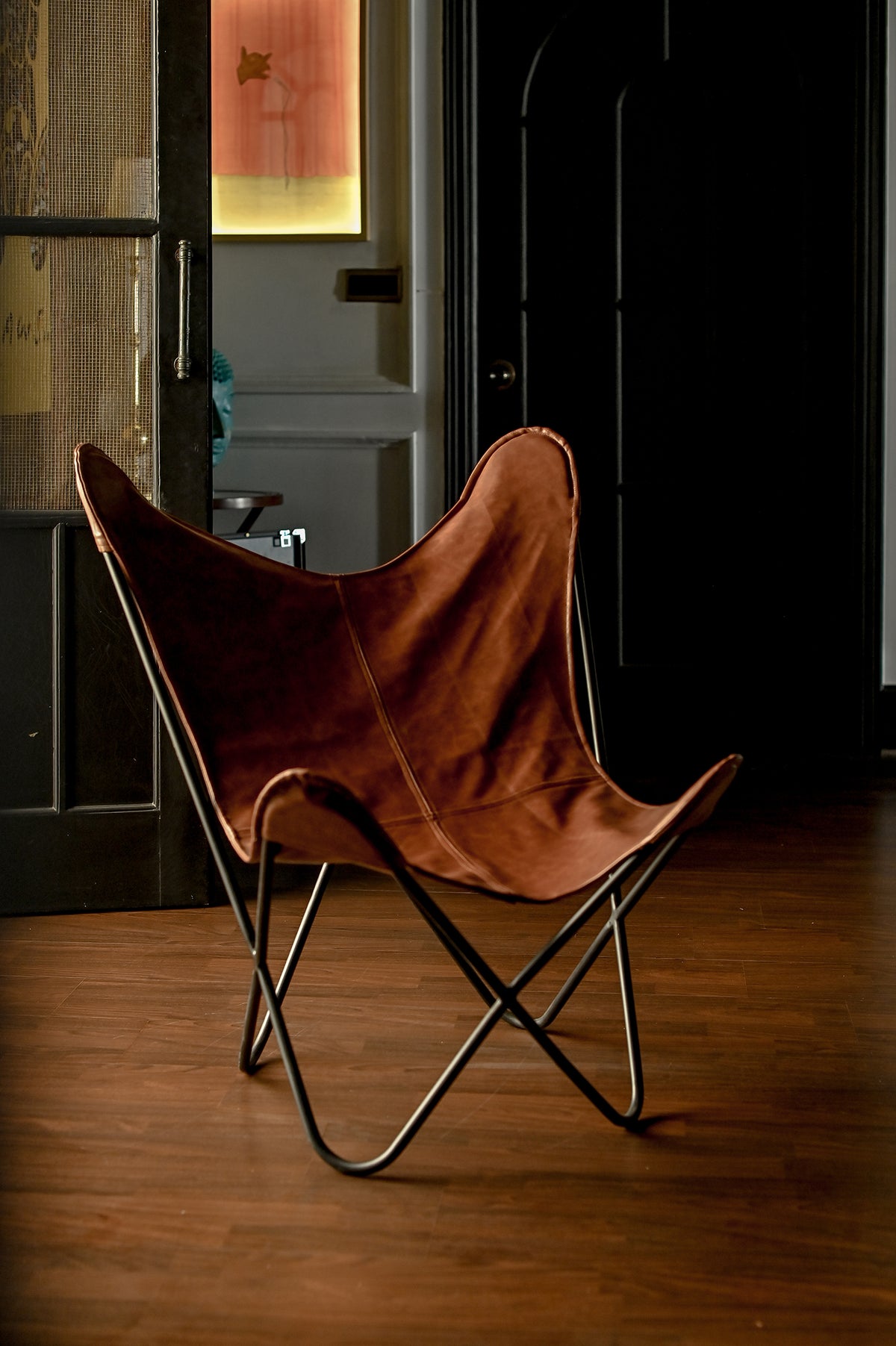 Faux Leather Butterfly chair
