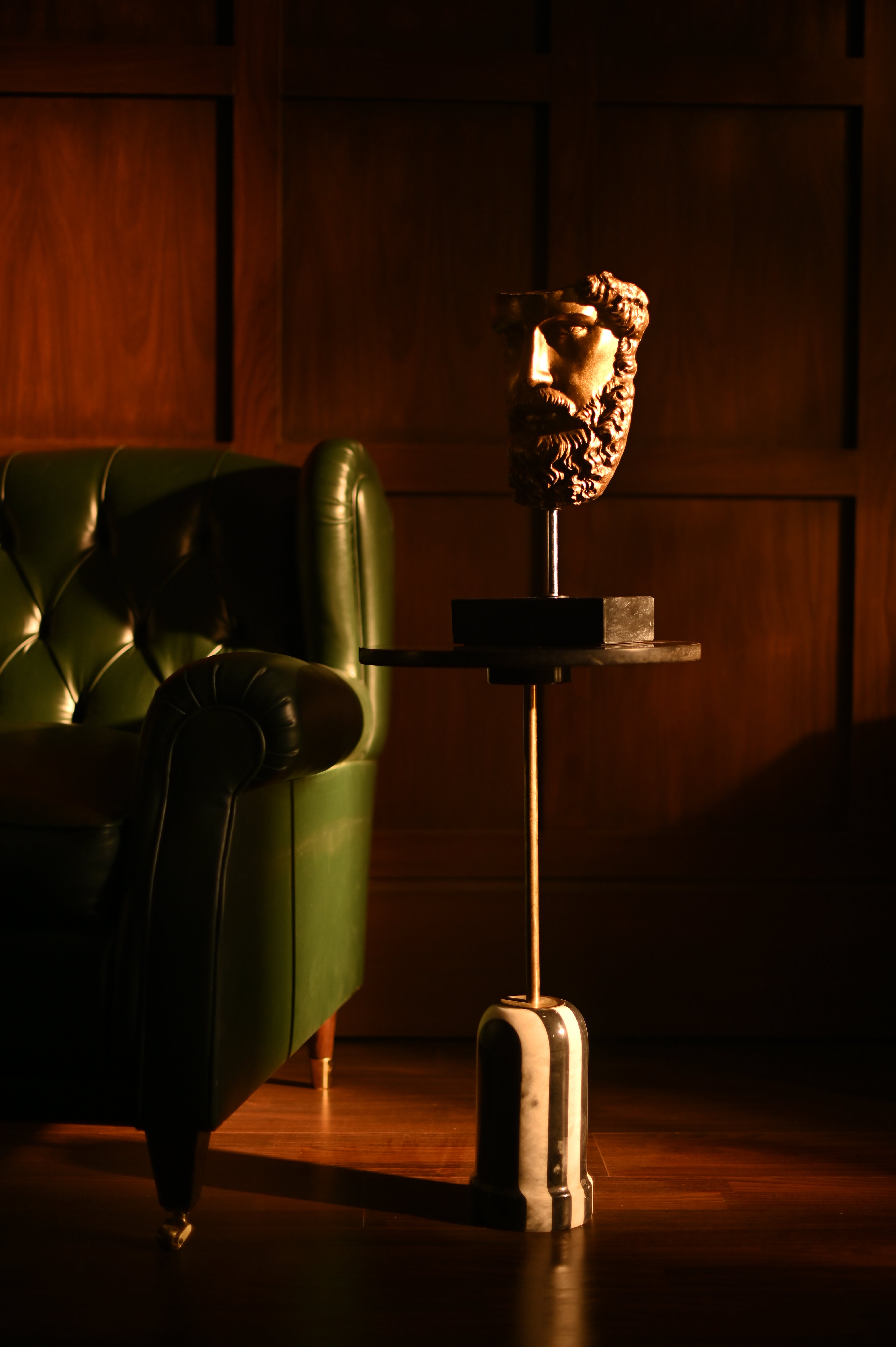 THE CIGAR LOUNGE CHAIR — Hand-Finished Leather. Timeless. Uncompromising