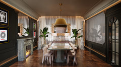 Editorial Dining Room Design | Parisian Maximalist Interior by HAUS Living