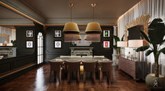 Editorial Dining Room Design | Parisian Maximalist Interior by HAUS Living
