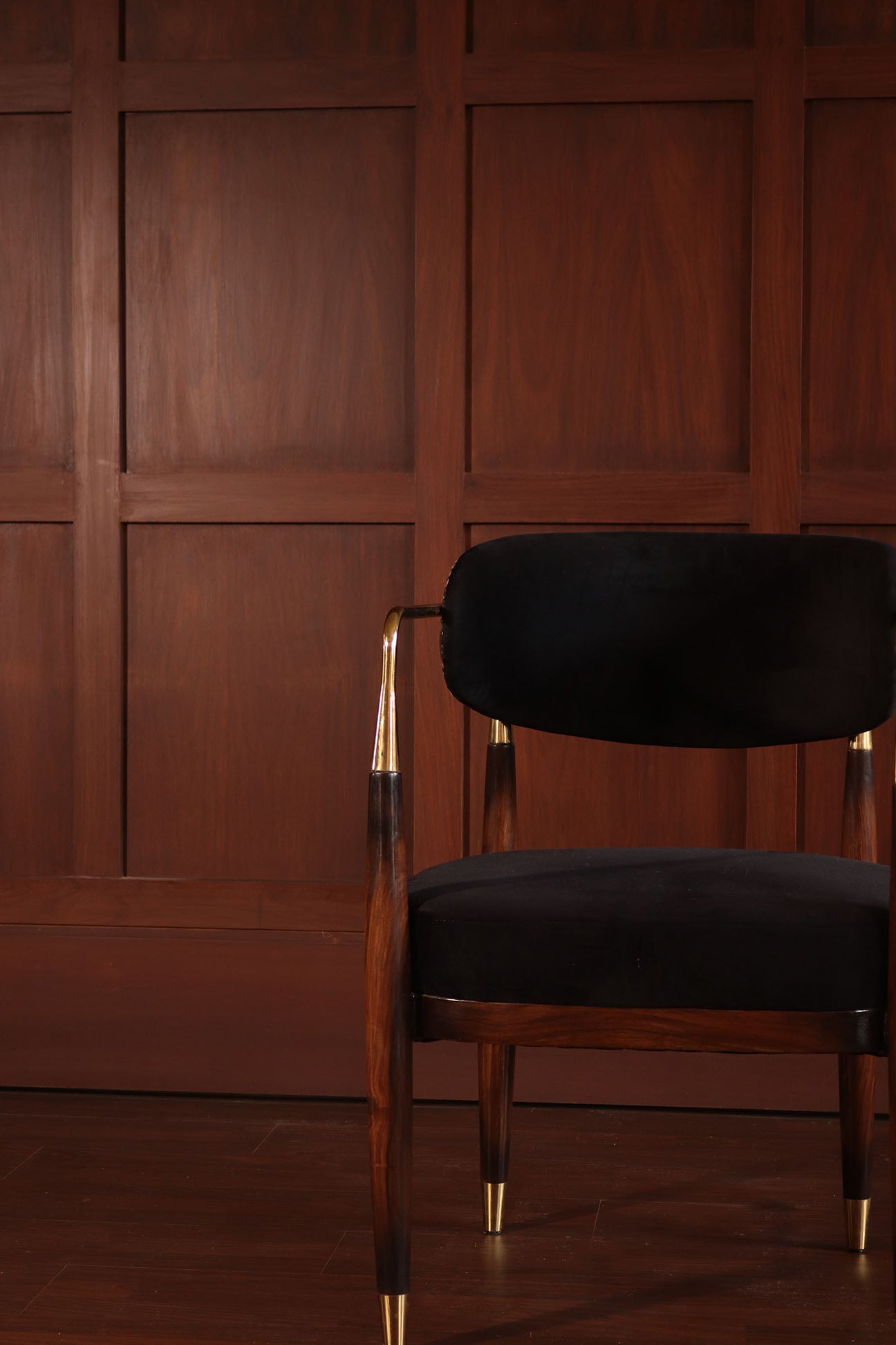 Palm Dining Chair - Organic Curved Backrest Seating by Ali Khan Studio Karachi