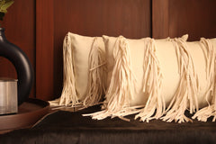 HAUS Cushion 004 - Textured Organic Fabric Accent by Ali Khan Studio Karachi Pakistan