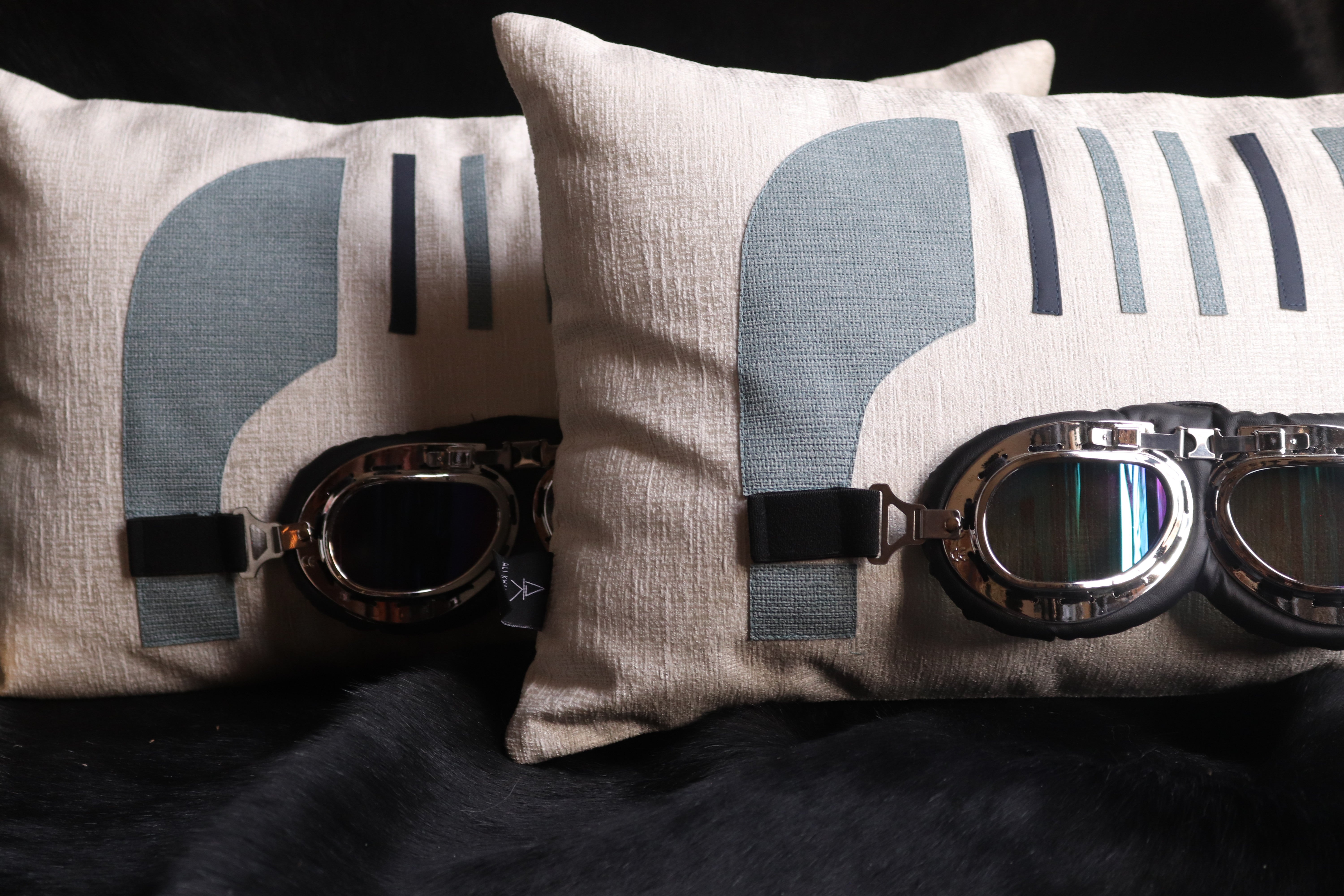 HAUS Cushion 003 - Textured Organic Fabric Accent by Ali Khan Studio Karachi Pakistan