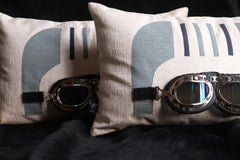 HAUS Cushion 003 - Textured Organic Fabric Accent by Ali Khan Studio Karachi Pakistan