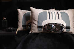 HAUS Cushion 003 - Textured Organic Fabric Accent by Ali Khan Studio Karachi Pakistan